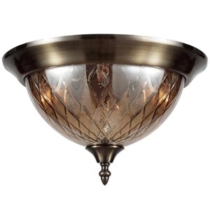 Светильник потолочный Crystal Lux, Nuovo 2550/103, E14, 3х40 Вт, 19х32х32 см, цвет бронза