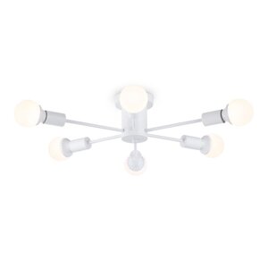 Светильник потолочный в стиле лофт Ambrella light, Loft, TR80401, 6хE27, цвет белый