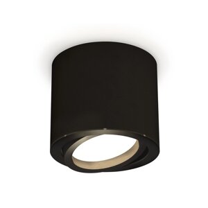 Светильник поворотный Ambrella light, XS7402001, MR16 GU5.3, GU10 LED 10 Вт, цвет чёрный песок, чёрный