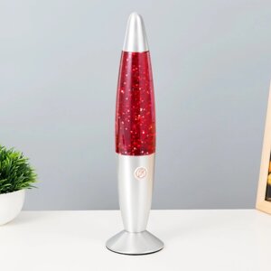 Светильник «Ракета» 130 Вт Е14-R39 (блестки) серебро 8834 см