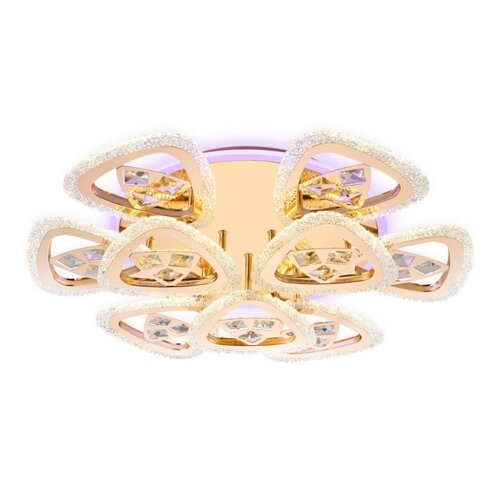 Светильник светодиодный потолочный с пультом Ambrella light, Ice, FA2923, LED, 105 Вт, 7875Lum, 3000-6400К, цвет золото