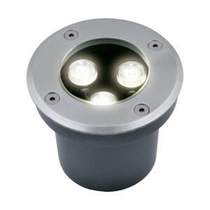 Светильник светодиодный уличный Uniel, 3 Вт, IP67, LED, 2700К, 260 Лм, 77х65х65 мм, цвет металлик