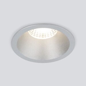 Светильник встраиваемый светодиодный Elektrostandard, Lin, 78х78х68 мм, 7Вт, LED, 560Лм, 4200К, цвет серебряный