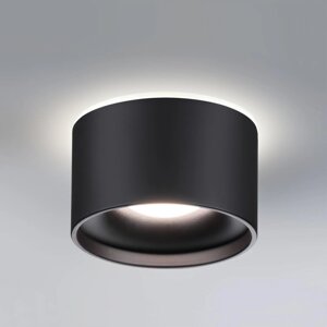 Светильник встраиваемый светодиодный Novotech. Giro, 12Вт, Led, 95х99 мм, цвет чёрный