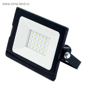 Светодиодный прожектор glanzen SLIM, 20 вт, 6000-6500 к, 1600лм, SMD, IP65, FAD-0002-20-SL