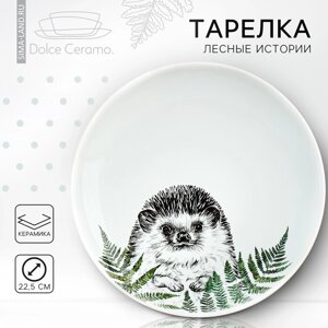 Тарелка керамическая Dolce Ceramo. Ёжик», 22,5 см