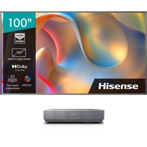 Телевизор Laser Hisense 100" Laser TV 100L5H серебристый 4K Ultra HD 60Hz DVB-T DVB-T2 DVB- 103393