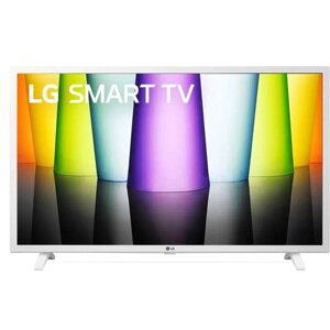 Телевизор LG 32LQ63806LC, 32", 1920x1080, DVB-T2/C/S2, HDMI 2, USB 1, smart tv, белый