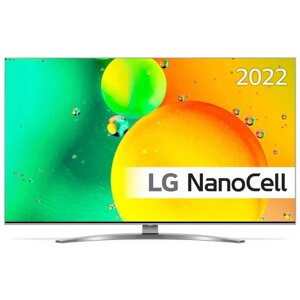 Телевизор LG 43NANO786QA, 43", 3840x2160, DVB-T2/C/S/S2, HDMI 3, USB 2, smart TV, серебристый