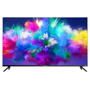 Телевизор QLED maunfeld MQT50USD03, 50",3840x2160, DVB/T2/C/S2, HDMI 3, USB 2, smart TV, чёрный