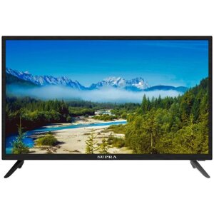 Телевизор supra STV-LC32LT0045W, 32", 720р, DVB-T/T2/C, 3 HDMI, 2 USB, черный