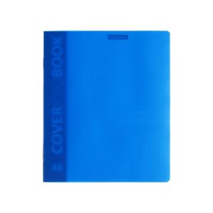 Тетрадь А5+48 листов в клетку ErichKrause "Neon", пластиковая обложка с фактурой "песок", блок офсет, белизна 100%голубая