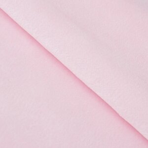 Ткань для пэчворка плюш «Нежно‒розовая», 55 50 см