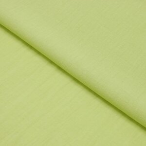 Ткань плательная хлопок, креш, ширина 135 см, цвет светло-зелёный