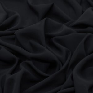 Ткань плательная купра гладкокрашеная, ширина 150 см, цвет чёрный