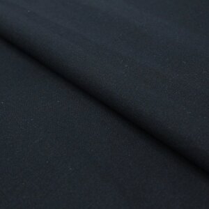 Ткань плательная лён, ширина 140 см, цвет чёрный