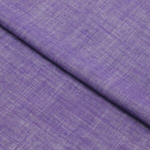 Ткань плательная лён, ширина 140 см, цвет фиолетовый