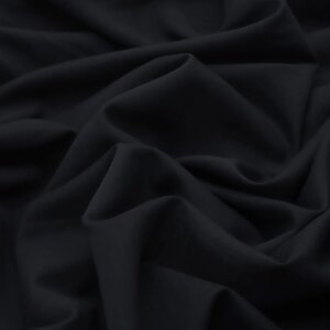 Ткань плательная Safari гладкокрашеная, ширина 150 см, цвет чёрный