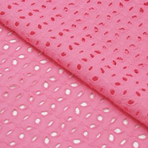 Ткань плательная шитье, хлопок, ширина 133 см, цвет розовый
