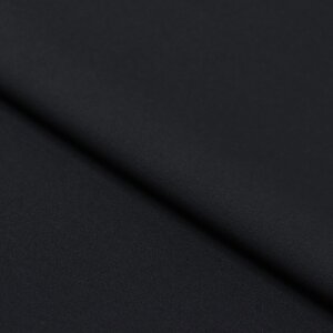 Ткань плательная стрейч, ширина 150 см, цвет чёрный