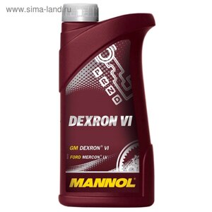Трансмиссионное масло MANNOL, для акпп, "ATF Dexron VI", 1 л