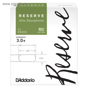 Трости для саксофона Rico DJR10305 Reserve альт, размер 3.0+10шт.