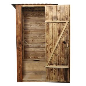 Туалет дачный, деревянный, 202 118 120 см, 1 и 2 - го сорта, «Эконом»