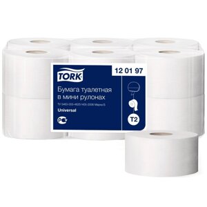 Туалетная бумага Tork T2 Universal, 1 слой, 200 м