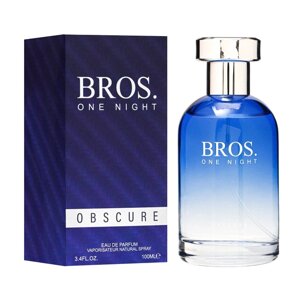 Туалетная вода мужская BROS ONE NIGHT OBSCURE (по мотивам Hugo Boss Bottled Night), 100 мл 1070975