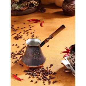 Турка для кофе "Армянская джезва", медная, 600 мл