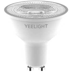 Умная лампочка Yeelight GU10 Smart bulb W1(Dimmable) (YGYC0120005WTEU), 4.8 Вт, 350 лм, упаковка - 4 шт.
