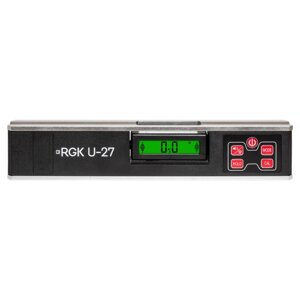 Уровень цифровой RGK U-27 775038, 0-360°дисплей, Автоматическая калибровка