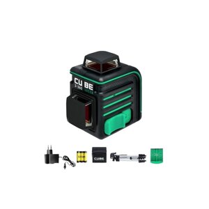 Уровень лазерный ADA CUBE 2-360 GREEN Professional Edition, до 20 м, 2 луча, 532 Нм, 0.3 мм/м 77