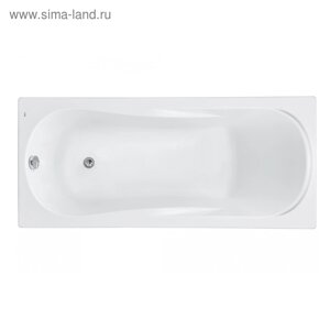 Ванна акриловая Roca Uno 160 x 75 см, прямоугольная, цвет белый