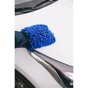 Варежка для мытья авто, микрофибра 24194 см, микс