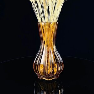 Ваза декоративная для цветов Lenardi, стекло, 20.5 см