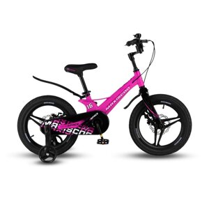 Велосипед 16 Maxiscoo SPACE Deluxe, цвет Ультра-розовый Матовый