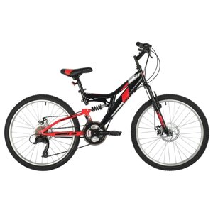 Велосипед 24" Foxx Freelander, цвет чёрный, размер рамы 14"