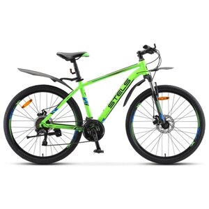 Велосипед 26" Stels Navigator-640 MD, V010, цвет зелёный, размер 14,5"