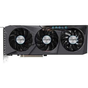 Видеокарта gigabyte GV-R66EAGLE-8GD, AMD radeon RX 6600, 8gb, GDDR6, HDMI, DP