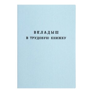 Вкладыш в трудовую книжку без голограммы