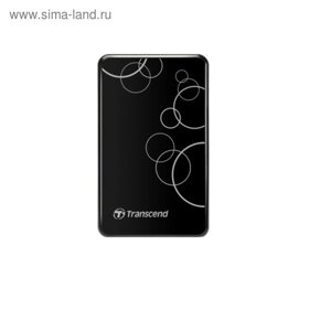 Внешний жесткий диск Transcend USB 3.0 1 Тб TS1TSJ25A3K StoreJet 25A3 2.5", черный