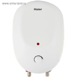 Водонагреватель Haier ES8V-Q1(R), накопительный, 1.5 кВт, 8 л, нижняя подводка, белый