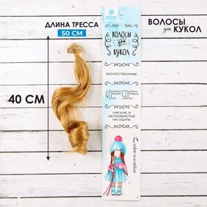 Волосы - тресс для кукол «Кудри» длина волос: 40 см, ширина: 50 см,27