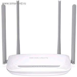Wi-Fi роутер беспроводной Mercusys MW325R N300, 10/100 Мбит, белый