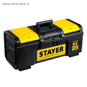 Ящик для инструмента STAYER Professional "TOOLBOX-24", пластиковый