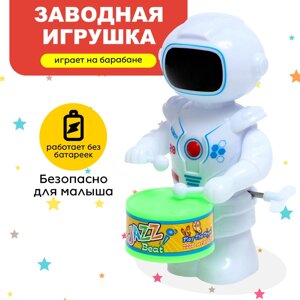 Заводная игрушка «Робот барабанщик»