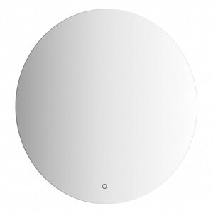 Зеркало Evororm с LED-подсветкой, сенсорный выключатель, 18W, 70х70 см, тёплый белый свет