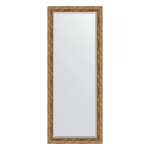Зеркало напольное с фацетом в багетной раме, виньетка античная бронза 85 мм, 80x200 см