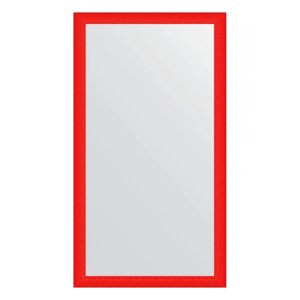 Зеркало напольное в багетной раме, красная волна 89 мм, 112x201 см